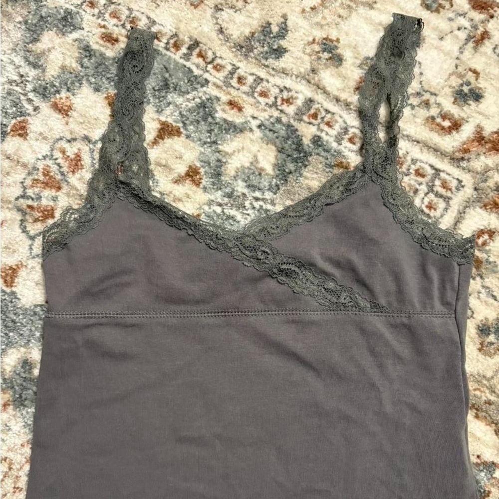 Edikted grey lace tank camisole - Picture 2 of 4